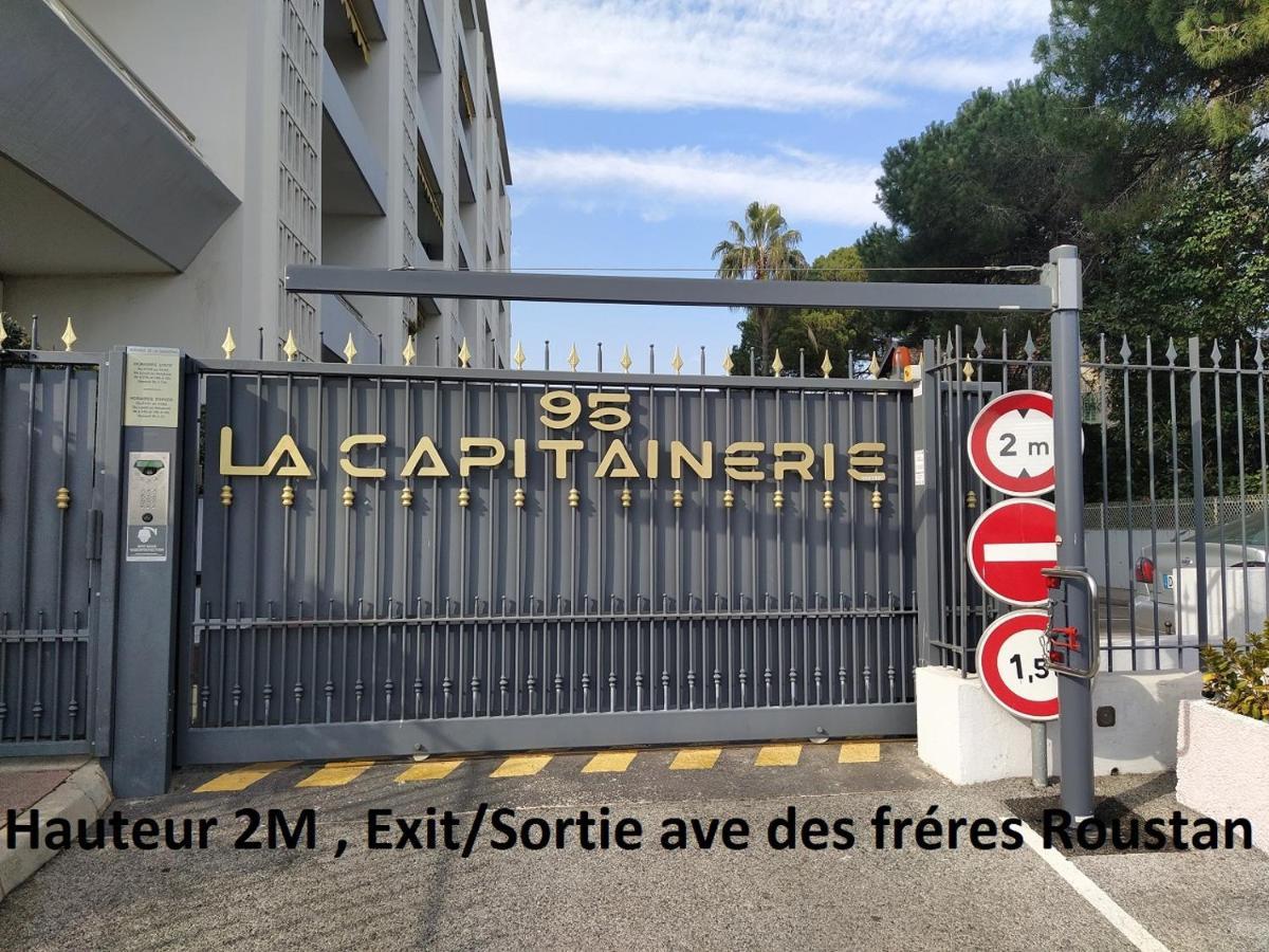 Grand Studio Neuf Face Port Et Plage, Parking Prive Golfe-Juan Luaran gambar